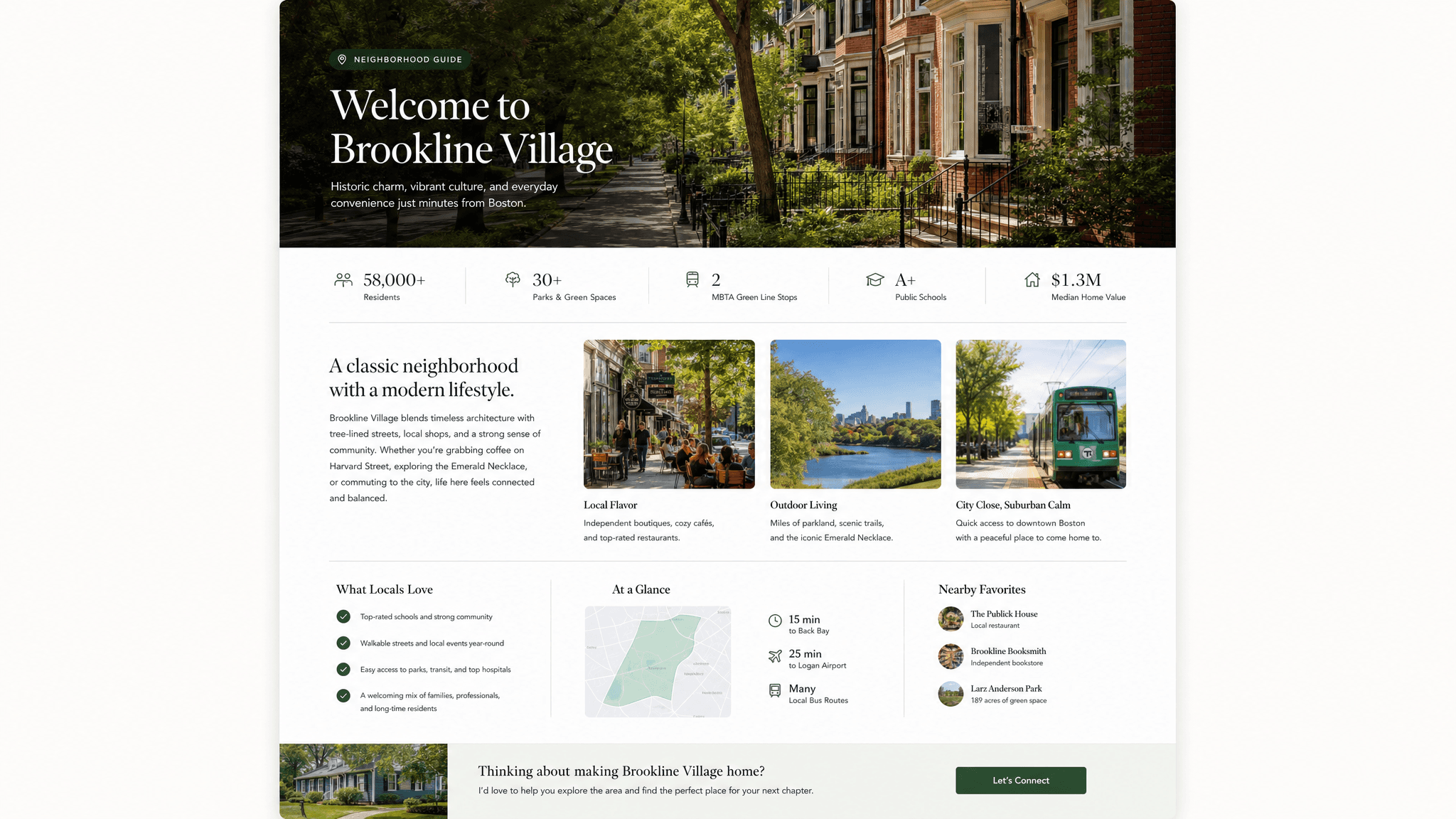 Neighborhood page