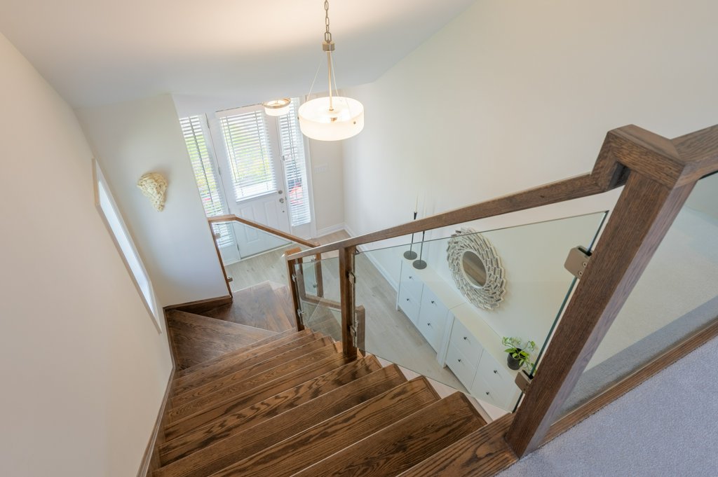 80 Marsh Avenue, Unit 78 - Staircase down to the entryway