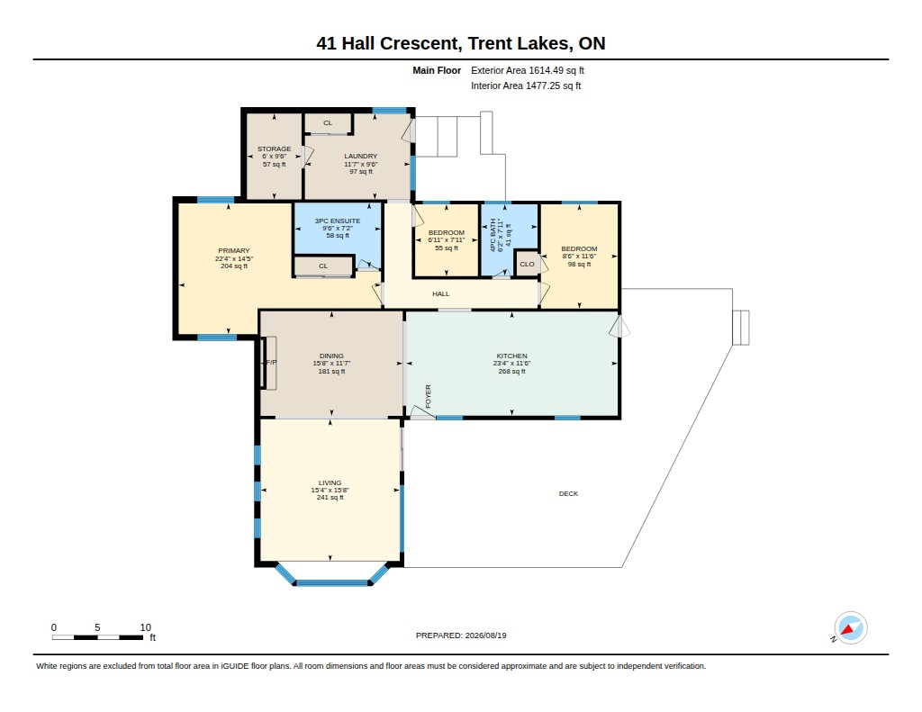 41 Hall Crescent floor plan - Main Floor