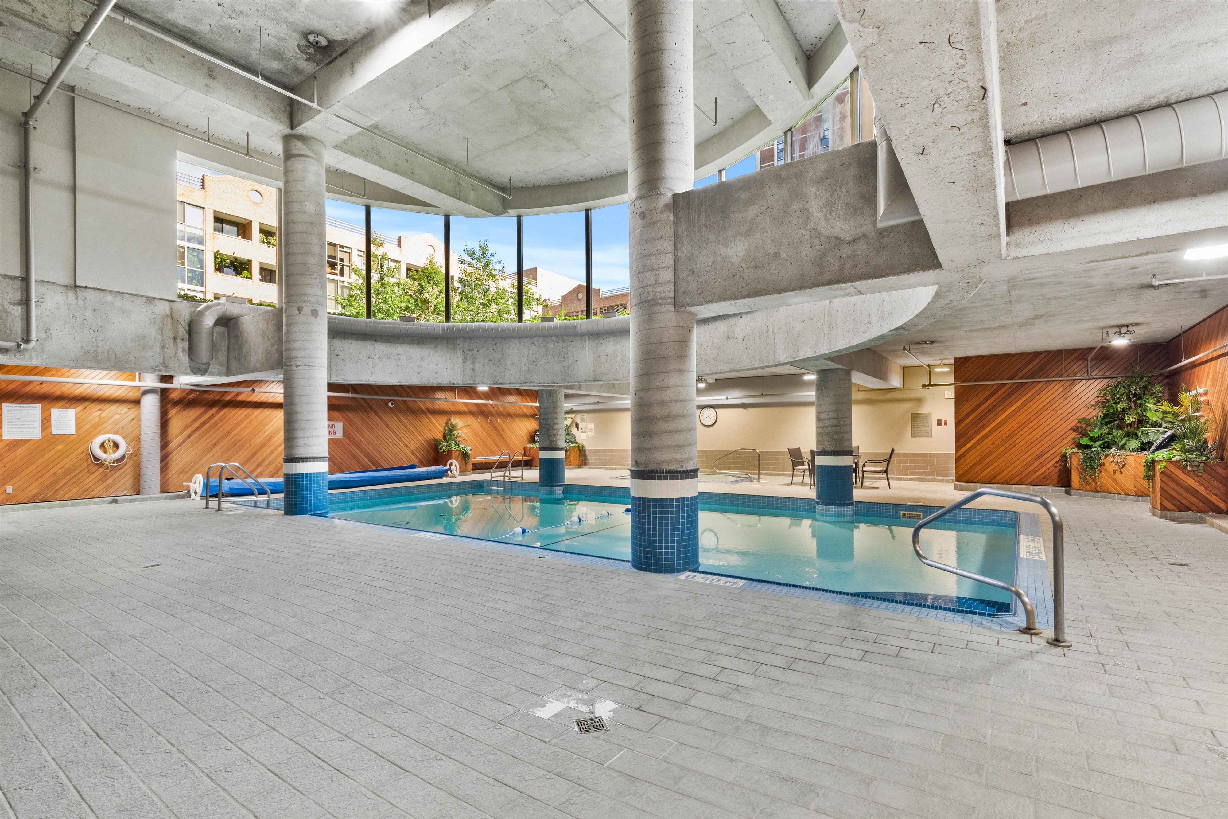 Building indoor pool
